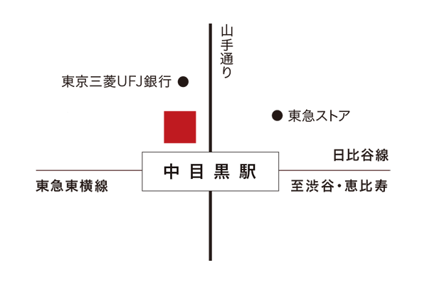 NOAダンス教室中目黒校 地図画像